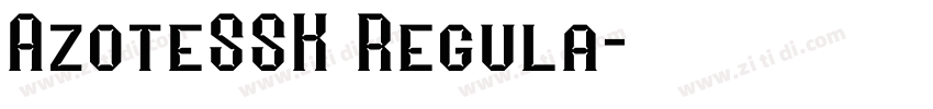 AzoteSSK Regula字体转换